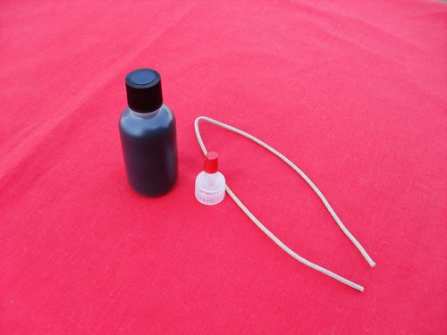1oz Black Adhesive Glue,1 ft 081" 2500 watt Speaker Braided Lead Wire, - Picture 2 of 3