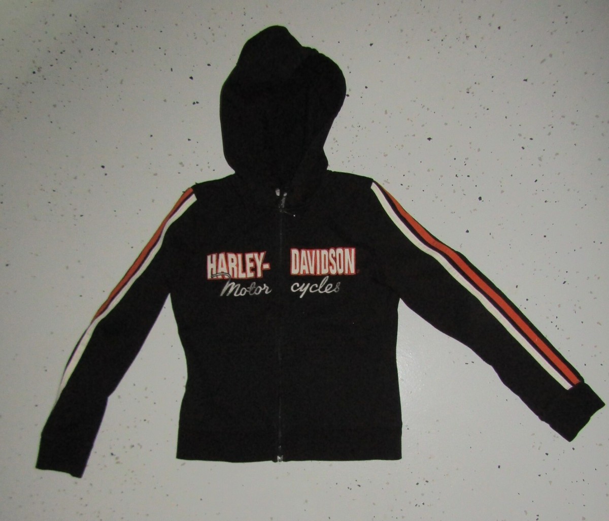 【SATIIIZ】Neck Pigment Harley Sweatshirt Harley-Davidson-Men-s-Ghoulish