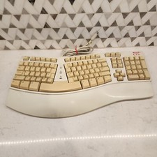 Microsoft Keyboard Natural Elite E06401PS2 Ergonomic PS2 Wired Vintage Tested