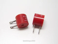 2 NOS NAT Non-Inductive Wire-Wound Resistors / 4.5K Ohm 1% /  RM