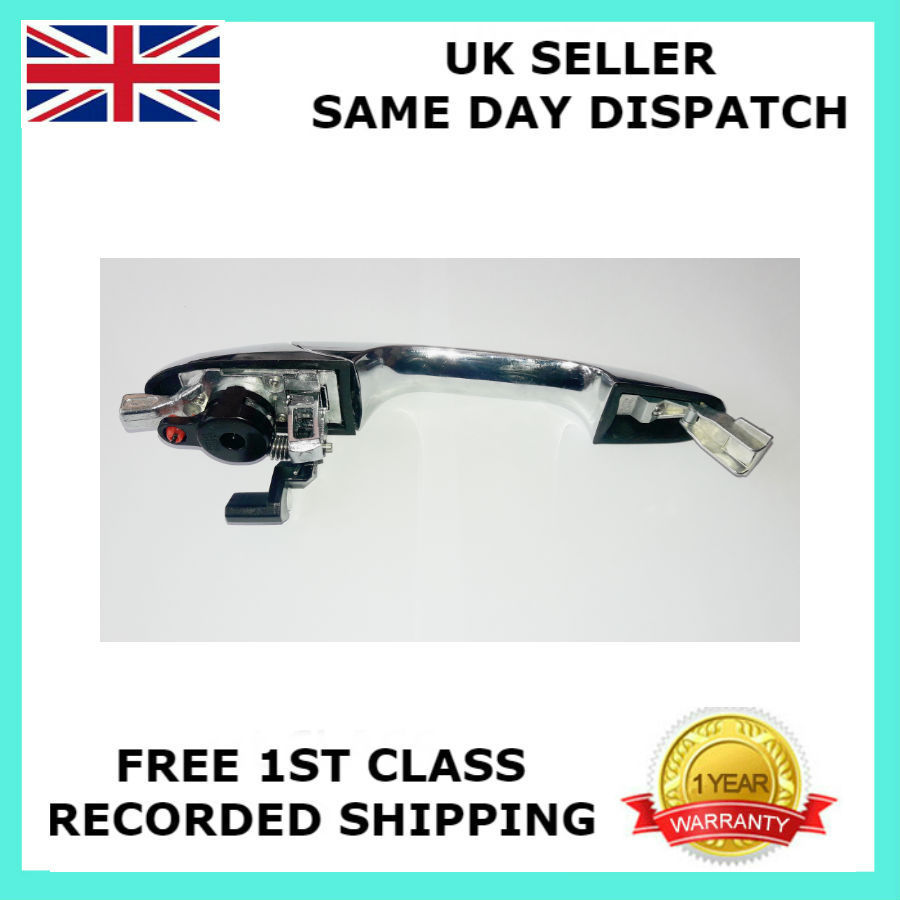LEFT PASSENGER SIDE OUTER CHROME DOOR HANDLE 735485876 FOR FIAT  
