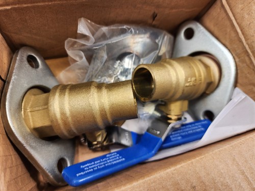 NUOVO Grundfos 96806135 3/4 Pollici Basso Piombo Isolamento Valvola Kit Sudore 3/4" Bronzo - Foto 4 di 4