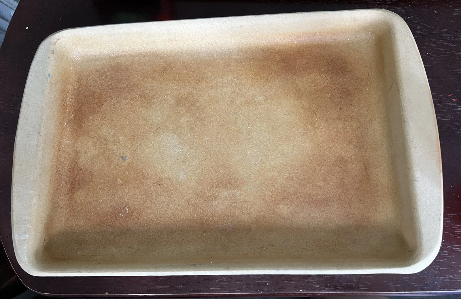 Pampered Chef Medium Bar Pan Stoneware 010605 Baking Cookie Sheet