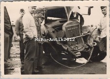 Photo, WW2, Wehrmacht truck after accident N 50517