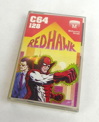 Commodore 64 C64 Spiel -- REDHAWK RED HAWK (Melbourne House) -- Tape
