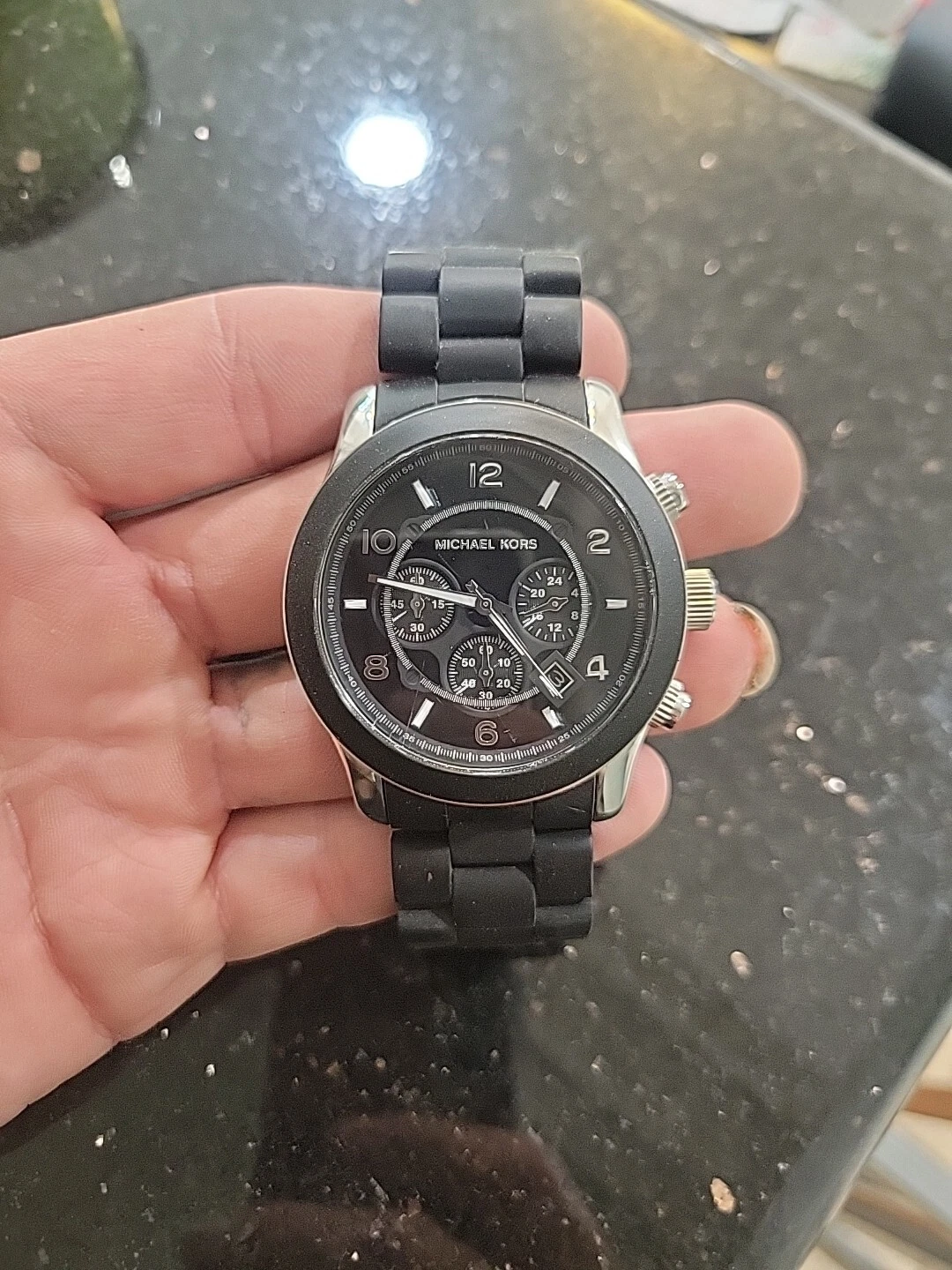 Orologio Michael Kors Uomo Runway Quarzo Cristallo Minerale MK8107