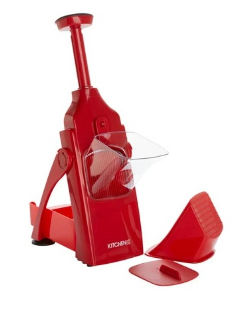 KITCHEN HQ VERTICAL LARGE MANDOLINE RED