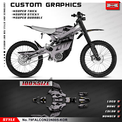 Custom Racing Graphics Sticker Sheet for 79BIKE 79 Bike Falcon Pro Dirt eBike