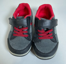 Surprize by Stride Rite Miles Toddler Boys Gray Red Athletic Shoes Size 7