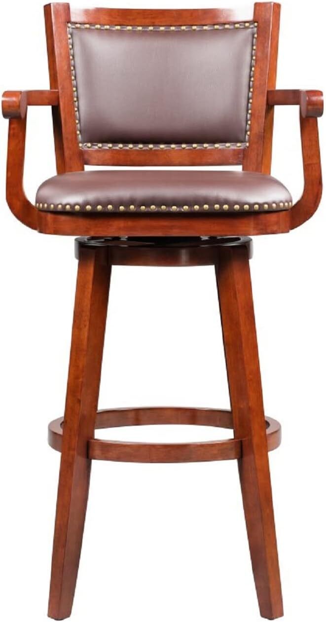 Boraam Broadmoor Swivel Extra Tall Barstool, 50Inch, 34" Bar Height