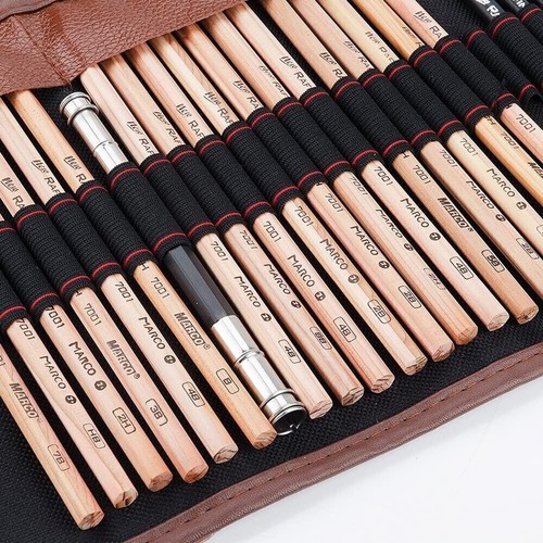 29PCS Professional Drawing Artist Kit Set Pencils And Sketch Charcoal Art Tools - Picture 10 of 11