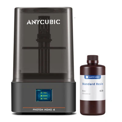 Bundle ANYCUBIC Photon Mono 4 Stampante 3D Resina LCD Resin 3D Cure Printing