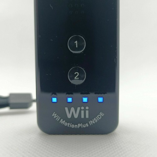 Like New Genuine Nintendo Wii U / Wii Motion Plus Black Controller Remote Wii... - Picture 3 of 5