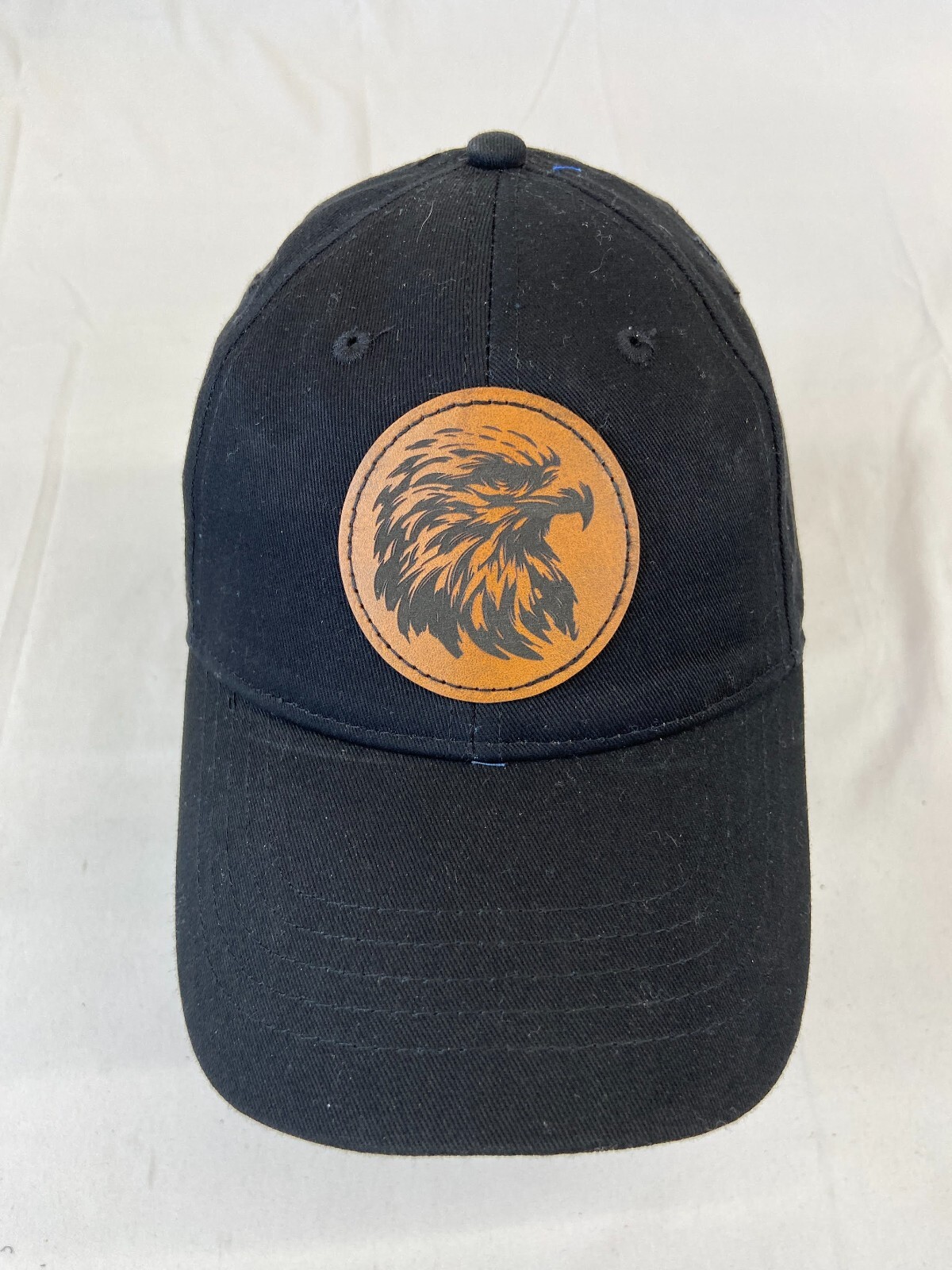 Eagle Baseball Cap Strapback Hat Black Patch Adju… - image 4