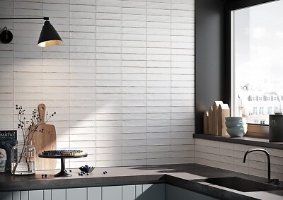 2x10 IL Centro Collection Porcelain Wall Floor Tile Crème White (Pack of 7)