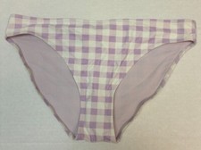 NWT AMERICAN EAGLE AERIE PURPLE CHECKERED SWIM BOTTOMS