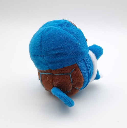 Pokemon Tomy Squirtle cambio a pokeball reversible cremallera peluche juguete 3" mini - Imagen 2 de 3