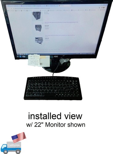Xcalibur Slim Windows Cert PS/2 Espanol/Ingles 88key Mini Multimedia PC Keyboard - Picture 2 of 16