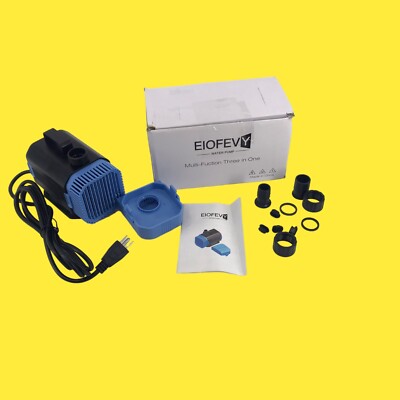 Eiofevy APS-2700 Fountain Pump with 2 Inlet Strainer, Ultra Quiet Aquarium Pump