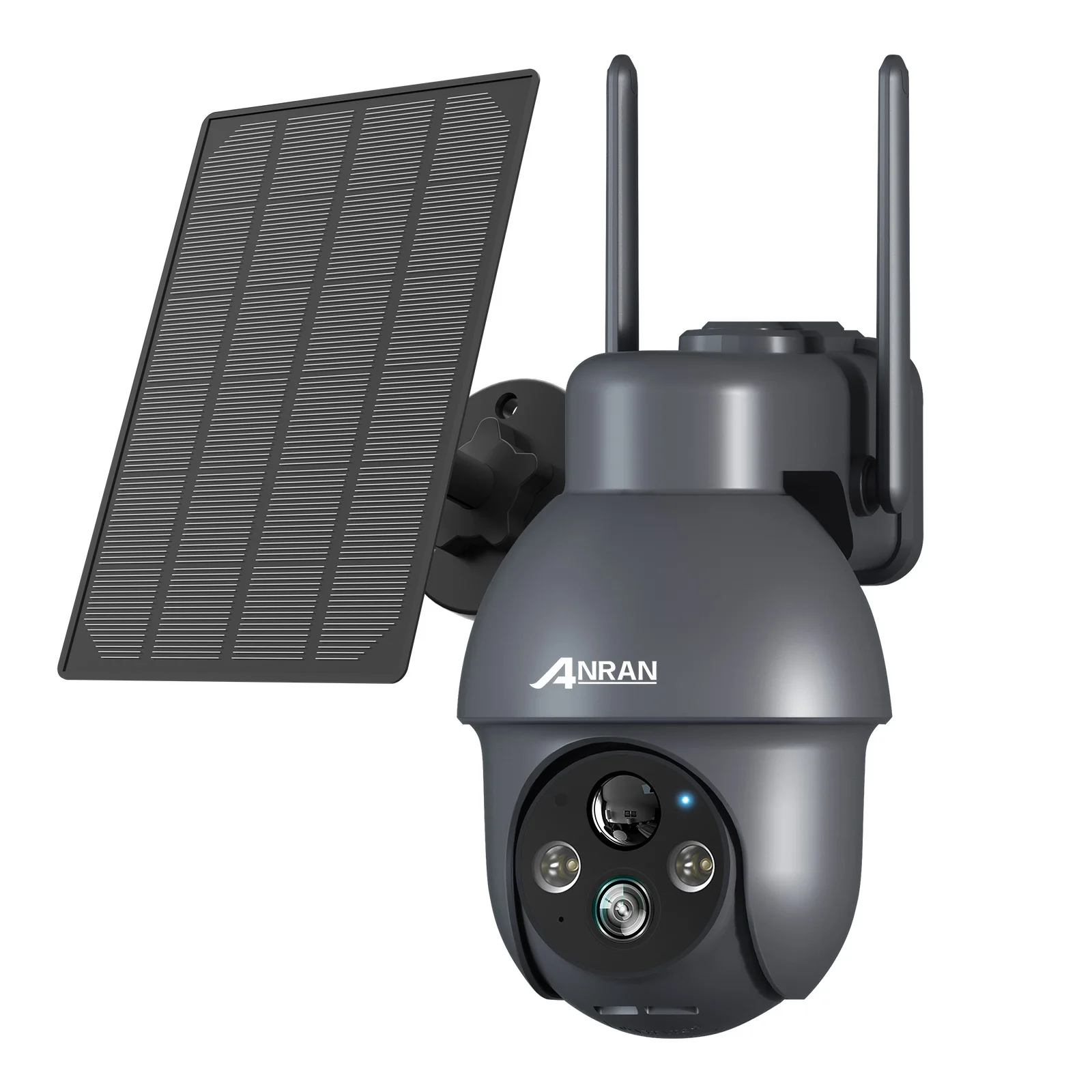 ANRAN Kabellose WLAN Überwachungskamera Aussen 360° PTZ Solar/Akku Kamera IP66