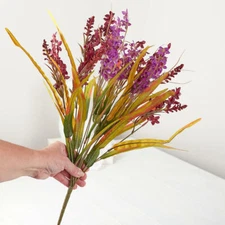 Factory Direct Craft Bountiful Artificial Purple and Burgundy Delphinium Sp