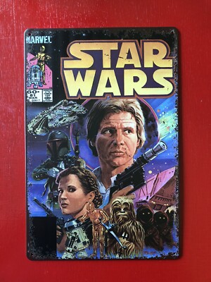 Star Wars No81 Movie Metal Poster Tin Sign - 20x30cm Comic Book Plate