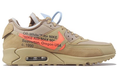 Size 12 - Nike Air Max 90 x OFF-WHITE Desert Ore 2019 for sale 