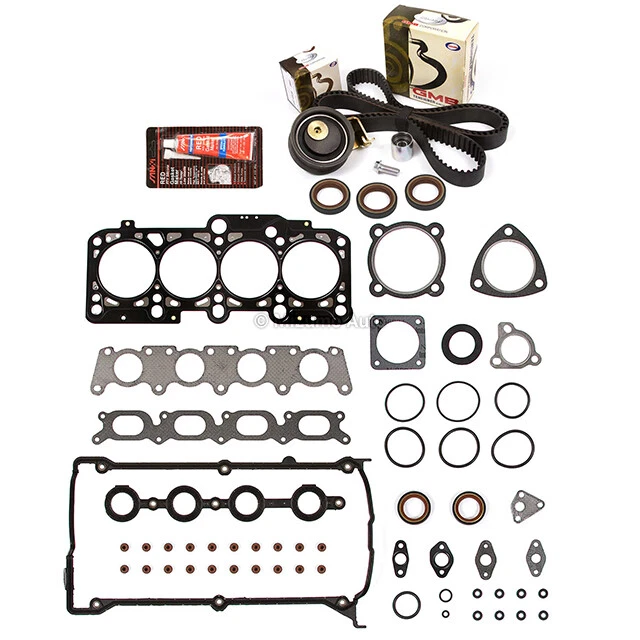 Head Gasket Set Timing Belt Kit Fit 01-06 VW Jetta Beetle Goft Audi TT A4 TURBO - Image 2 of 4