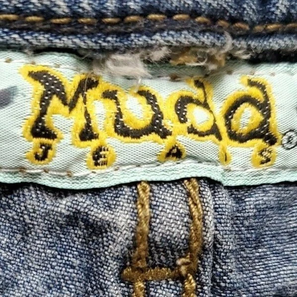 Pantalones cortos Mudd Jeans para mujer talla 9 azul Jean Foto 2 de 4