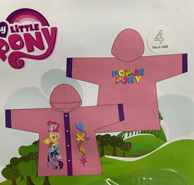 Giacca pioggia bambina little pony k-way bambina 4-6 anni kway