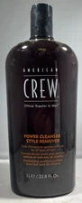 American Crew Power Cleanser Style Remover Shampoo, 33.8 oz.
