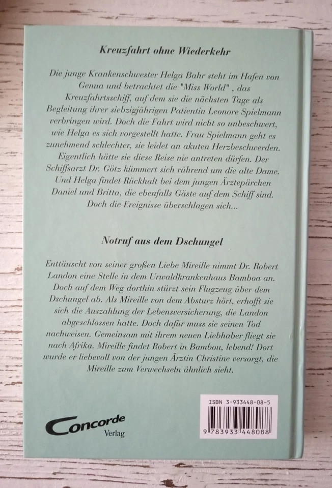 Kreuzfahrt ohne Wiederkehr/ Notruf aus dem Dschungel Arztroman Ingeborg Wagner - Bild 2 von 4