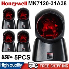 5PCS Honeywell Orbit MK7120-31A38 Omnidirectional 1D Barcode Scanner USB Kit US