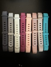 Fitbit Adjustable Silicone Replacement Bands, Multicolor, Large, Fitbit Alta HR