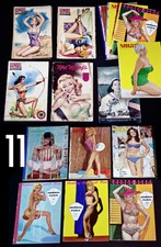 11 alte EROTIK MAGAZINE 1950er smart GONDEL  ...