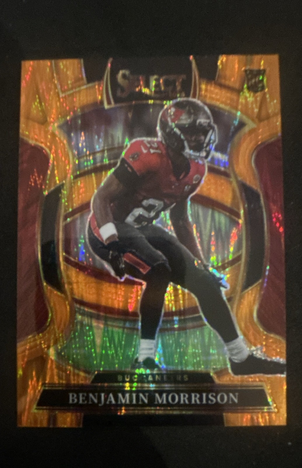 2025 Panini Select - Concourse Benjamin Morrison #39 Orange Shock Prizm /499...
