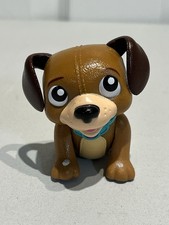 Just Play Disney Jr Doc McStuffins Findo Dog Figure Brown Teal Collar 2.5"