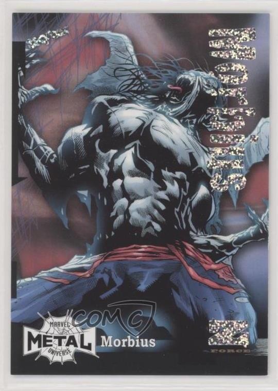 2022 Upper Deck Marvel Metal Universe Spider-Man Z-Force Rave /100 Morbius 04f2