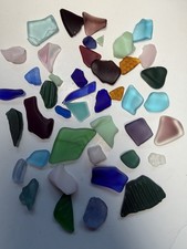 Unique Tumbled Glass, Lot Of 42