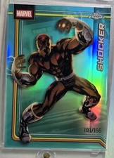 2026 Topps Chrome Marvel Comics Shocker Aqua Refractor /199 #153