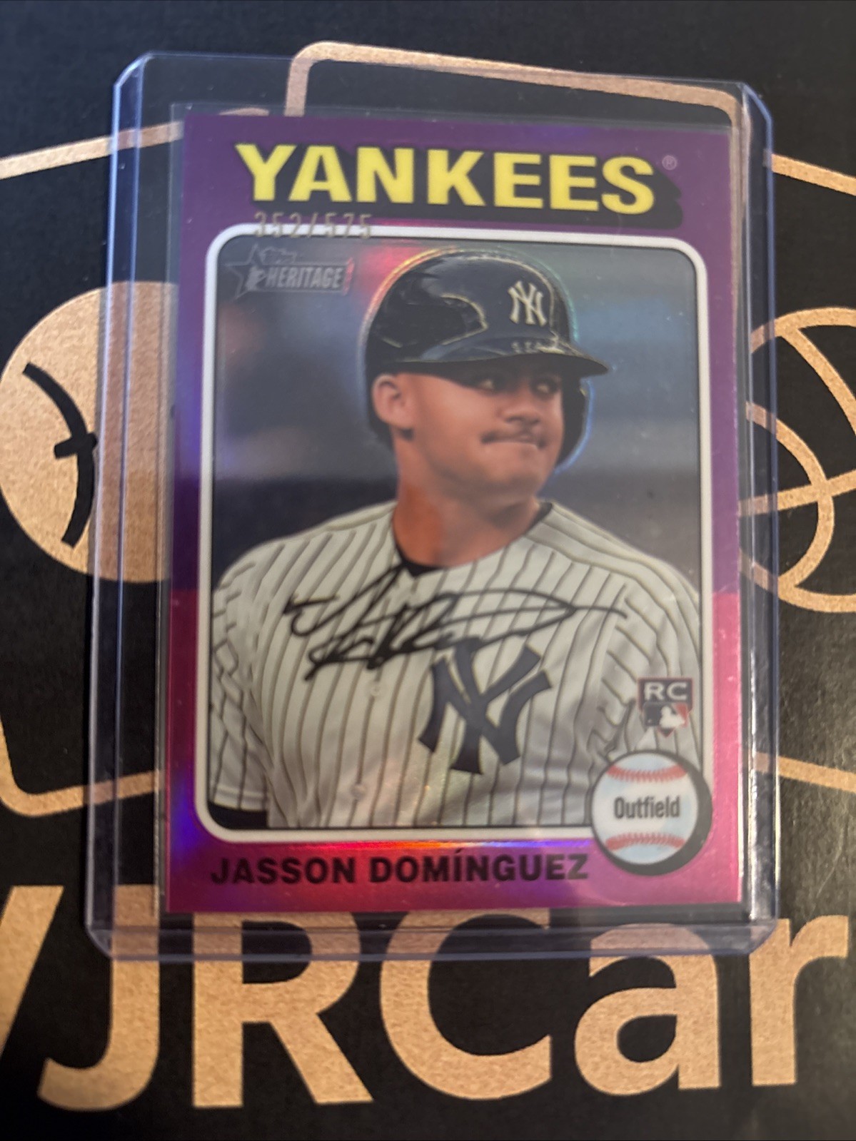 2024 Topps Heritage - Jasson Dominguez #399 Chrome Refractor /575 (RC)