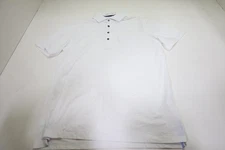 Greyson Golf Solid Polo  Mens Size  Medium White Regular  New INV12694313