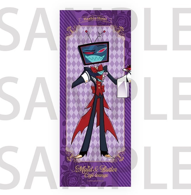 Hazbin Hotel BIG Tapestry Vox Animate Cafe Japan Exclusive 2026