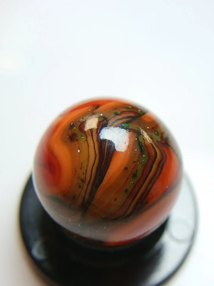 Como Nuevo JABO Foxfire Run Mármol Verde AV+Oxblood Swirls Foto 4 de 4