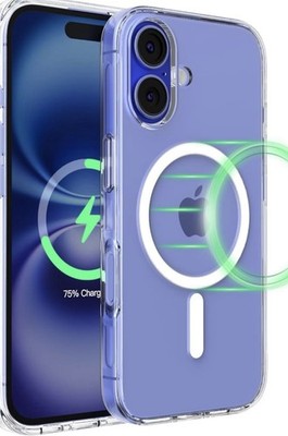 Belkin iPhone 16 Hülle, MagSafe-kompatible Handyhülle mit Beschichtung,stoßfest