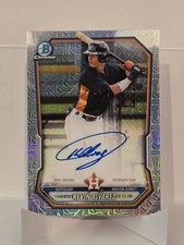 Kevin Alvarez Auto Mojo Refractor Chrome Rookie 2026 Bowman Card #BMA-KA Astros. rookie card picture