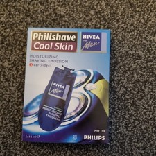 PHILIPS / NIVEA x 5 HQ150 Philishave Cool Skin Gel Cartridges NEW & Sealed