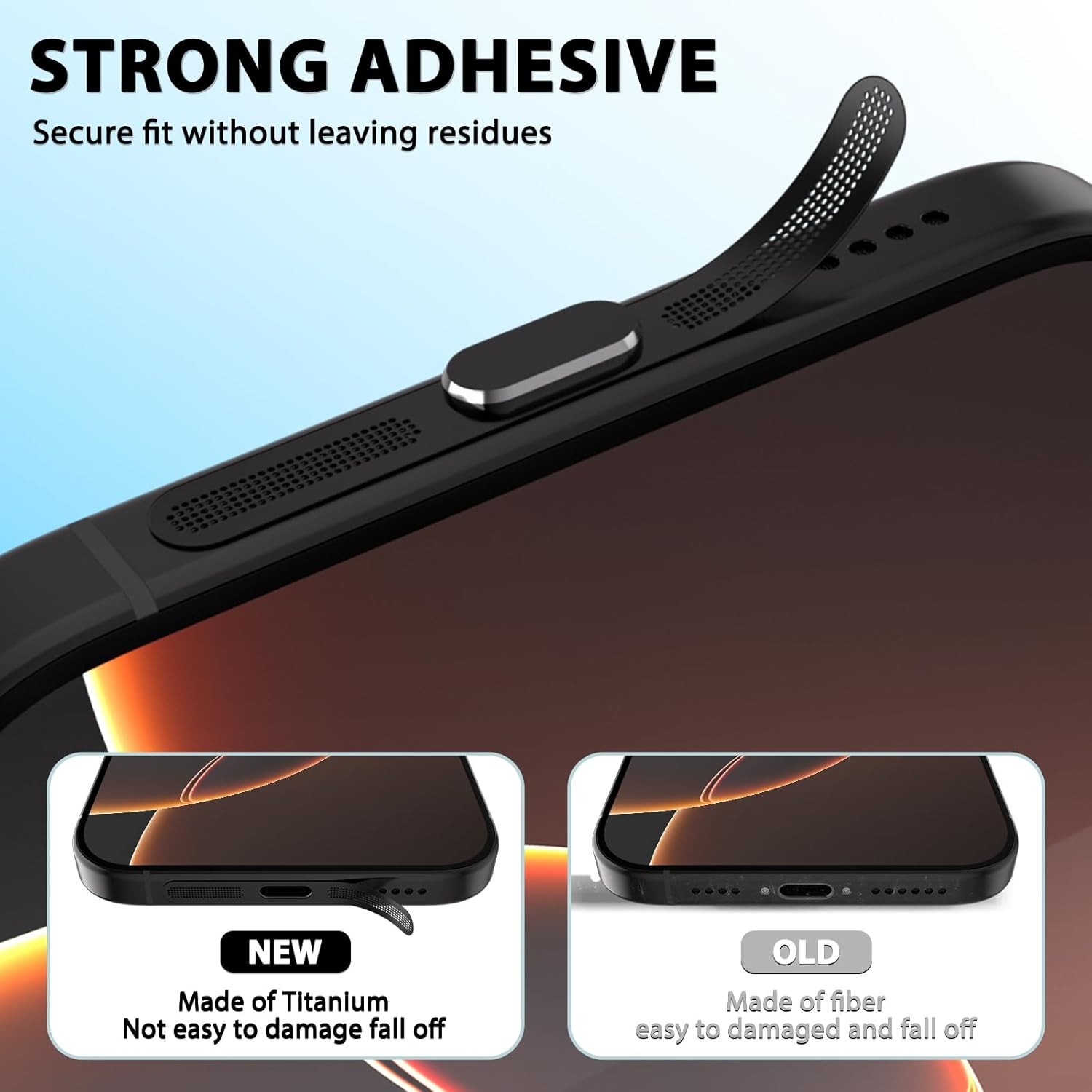 USB C Dust Plug USB C Port Cover, 4 Pack Type C Charging Port Plug Cover with Sp