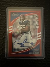 2025 Panini Absolute - Iconic Ink Cornelius Bennett #II-CBT Red /75 (AU)