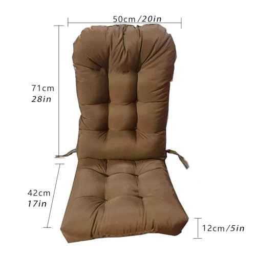 Adirondack Chair Cushion with an Elastic Band, Waterproof Rocking Chair Pillow - Picture 7 of 7